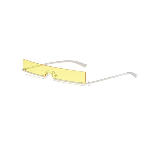 lunettes de soleil cool avec usine de métal