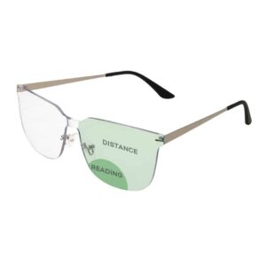 lunettes de lecture bifocales carrées personnalisées